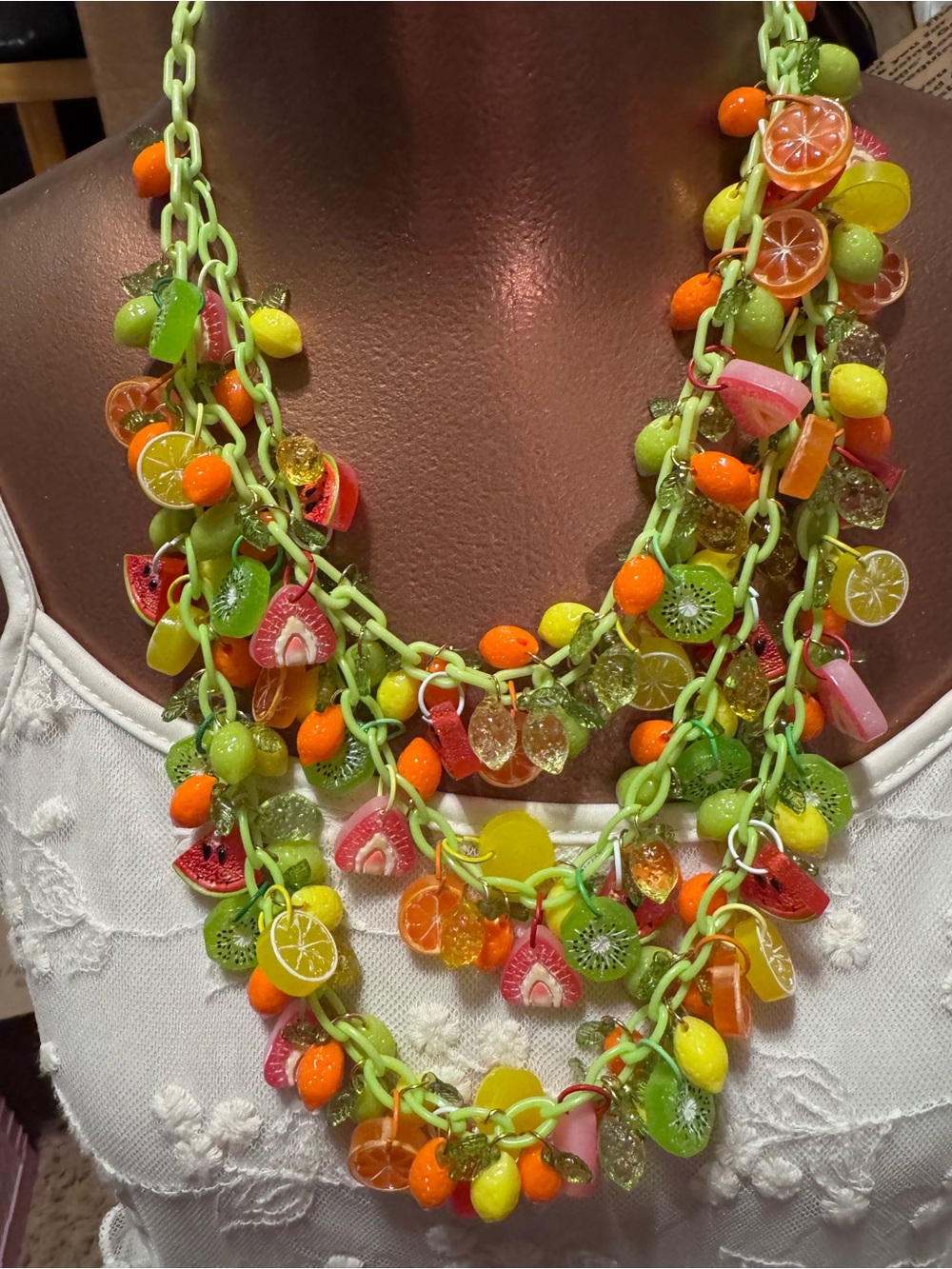 Fun Fruit Salad Necklace